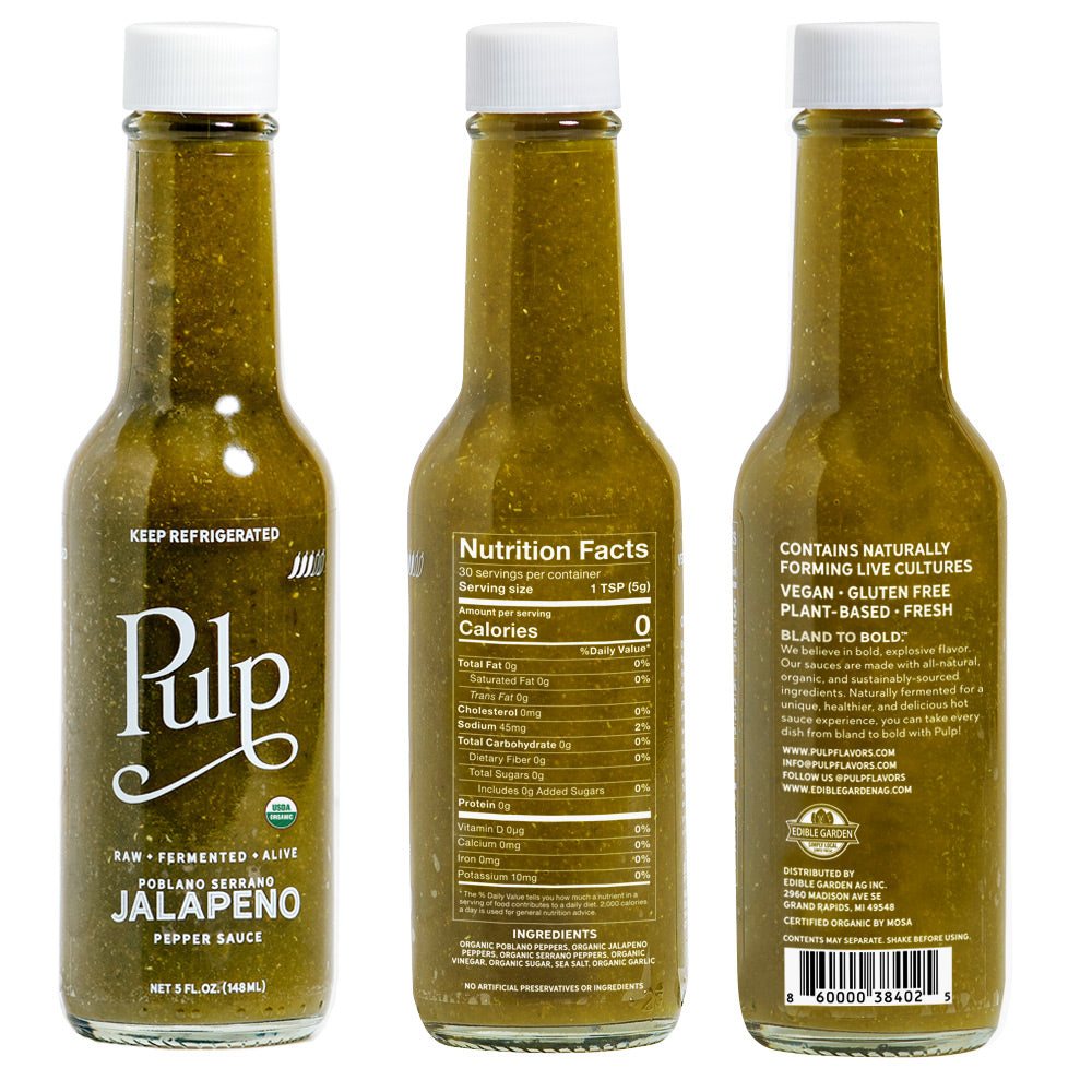 Jalapeno Pepper Hot Sauce 4 Pack