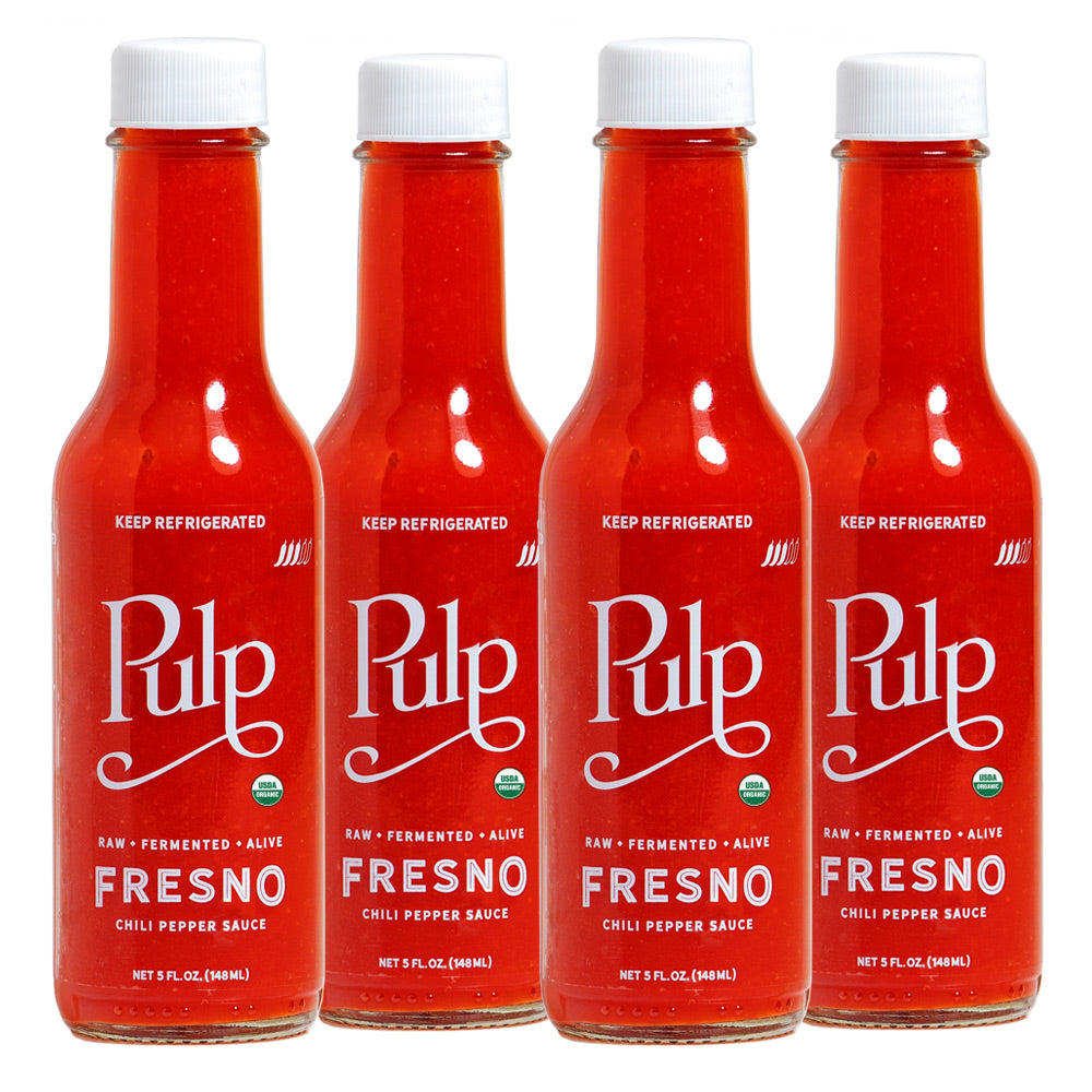 Fresno Chili Hot Sauce 4 Pack